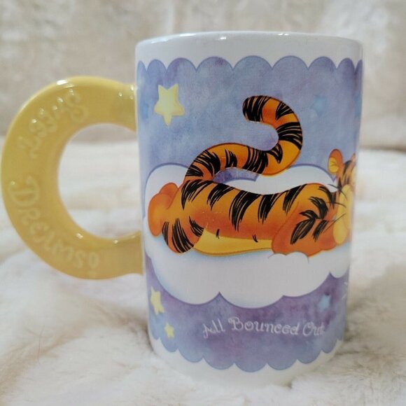 Disney Mug Houston Harvest Winnie The Pooh & Tigger Sweet Dreams Oversized - Picture 2 of 7
